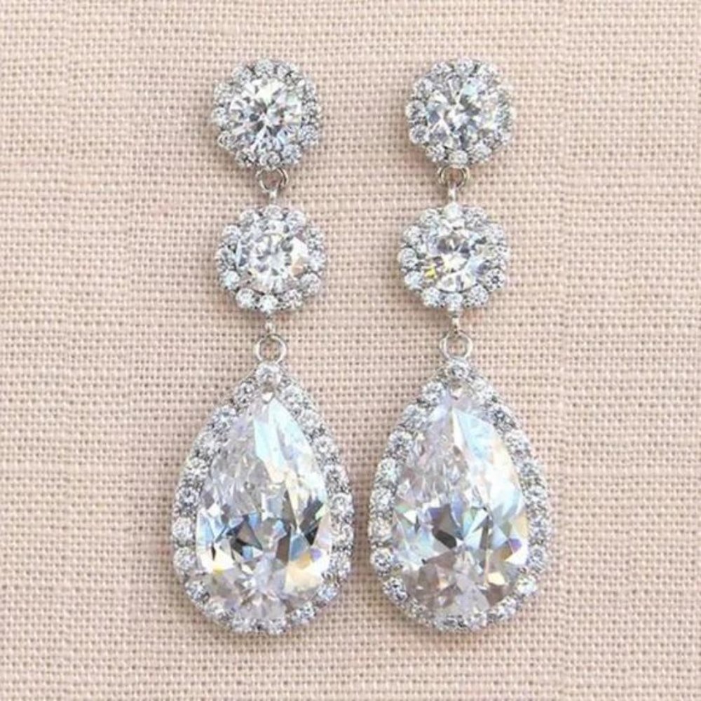 NEW 925 STERLING SILVER STUD EARRINGS, NICE EARRINGS, CUTE EARRINGS